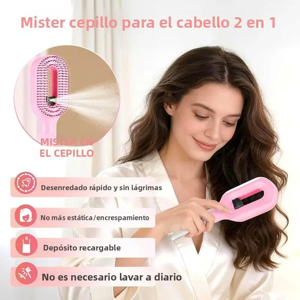 AquaBrush — Cepillo Pulverizador 2 en 1