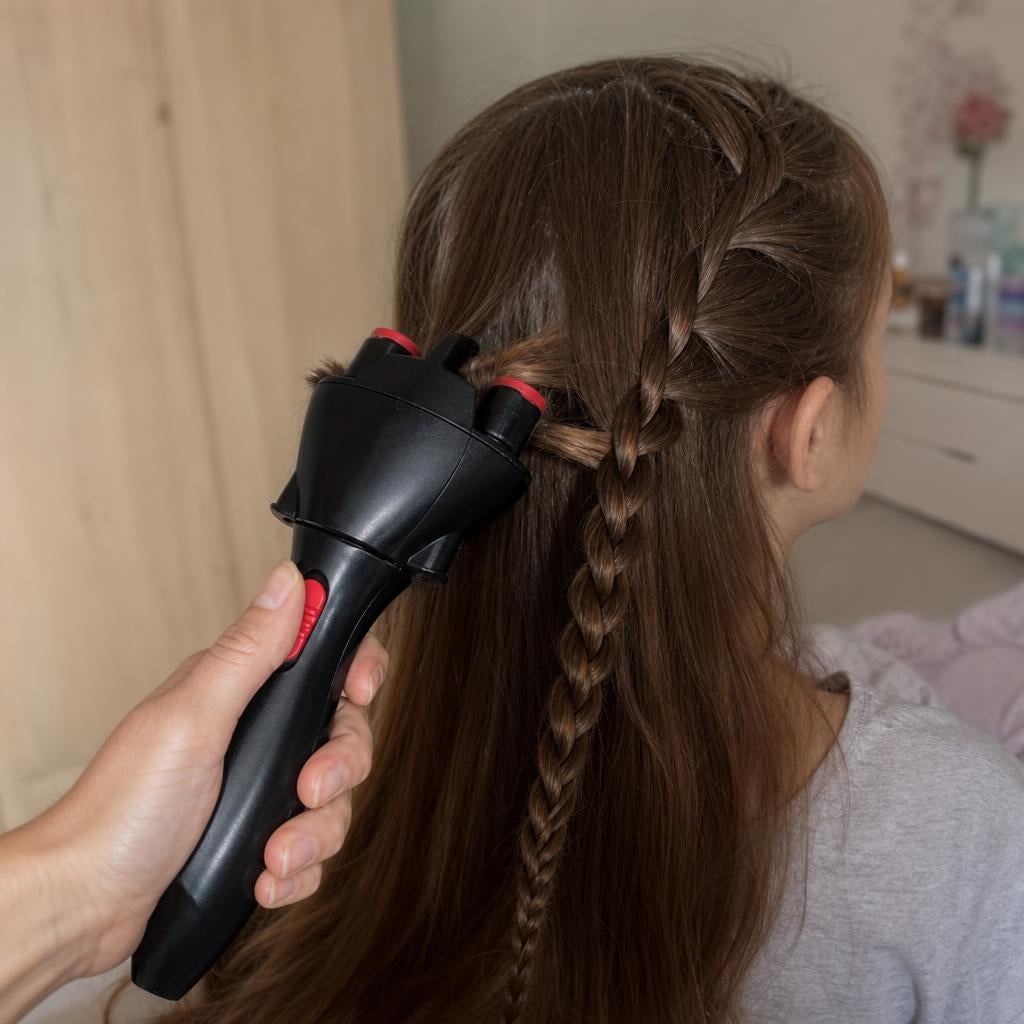 Clienta usando TrenzaMagic